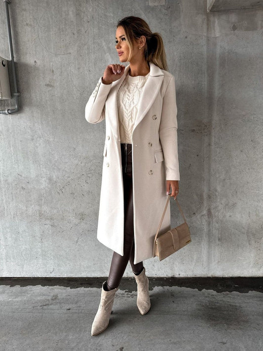 Emeline | Cappotto lungo doppiopetto