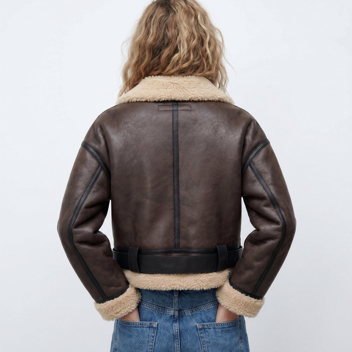 Verena | Bomber corto stile aviatore