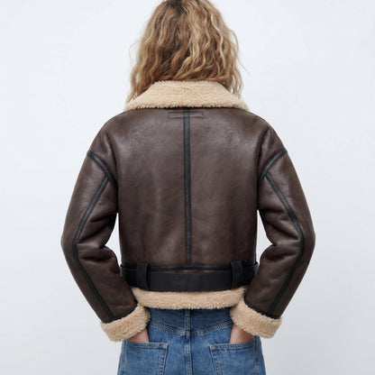Verena | Bomber corto stile aviatore