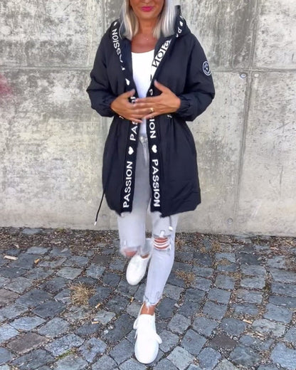 Camila | Parka midi con cappuccio e coulisse