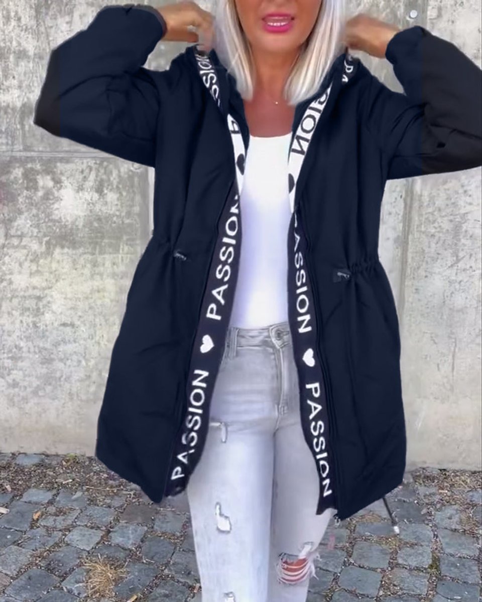 Camila | Parka midi con cappuccio e coulisse