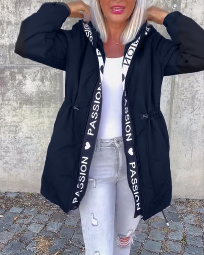 Camila | Parka midi con cappuccio e coulisse
