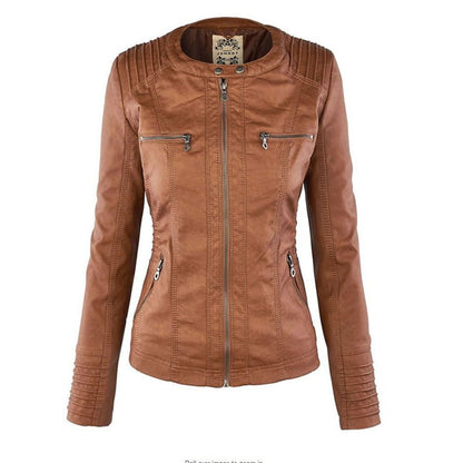 Lucinda | Giacca biker con cappuccio rimovibile