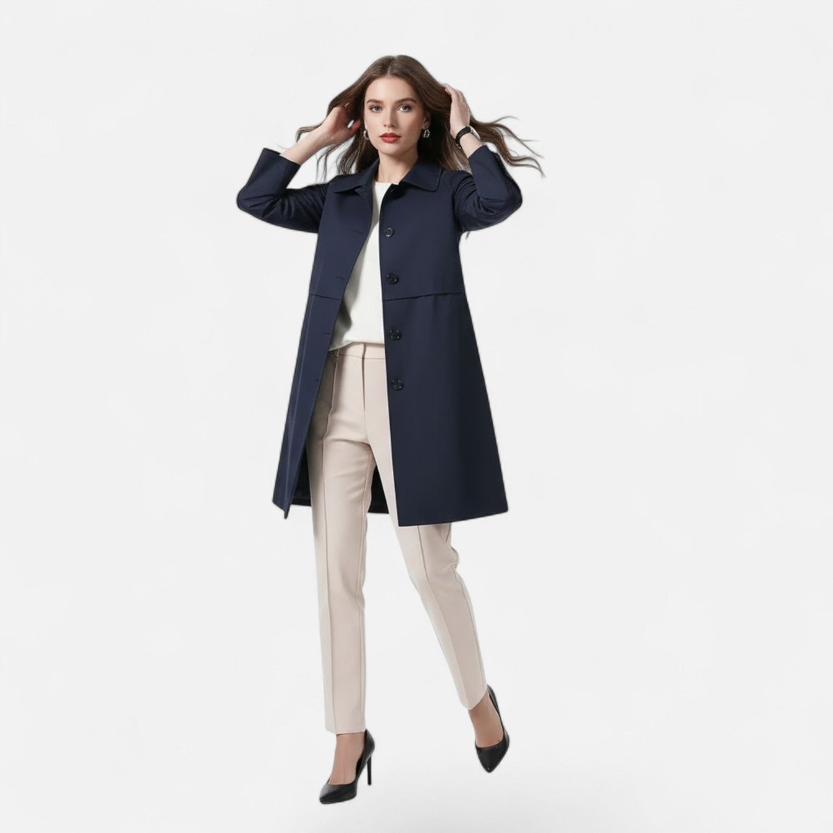 Margery | Cappotto sartoriale di media lunghezza