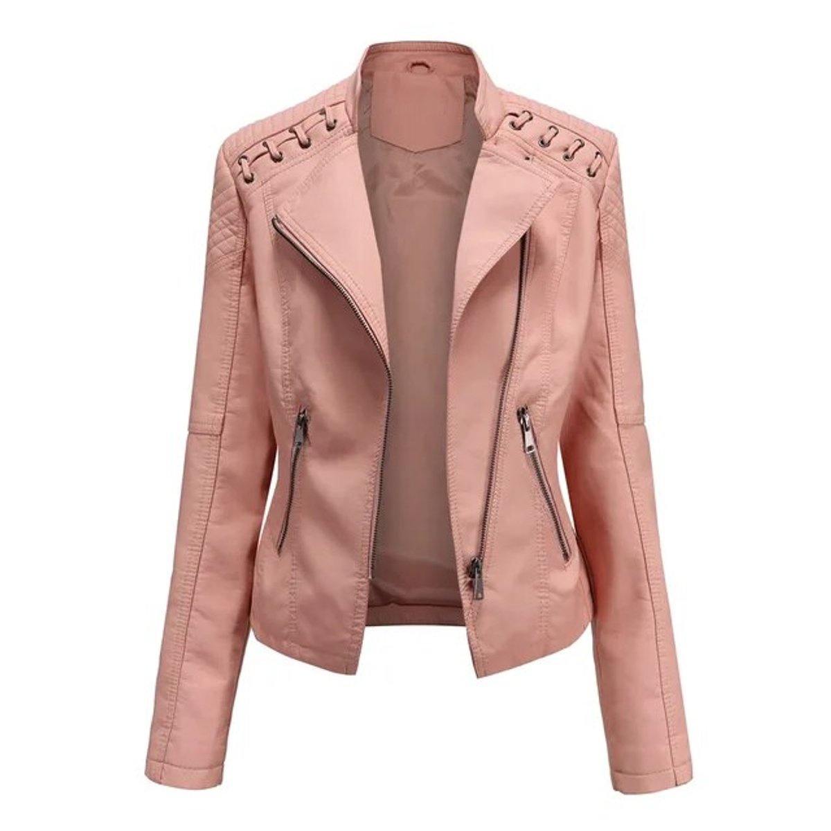 Valentina | Giacca stile biker con zip