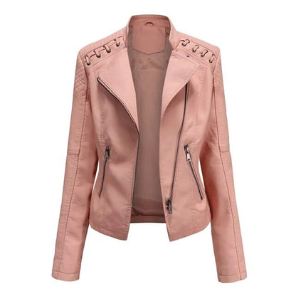 Valentina | Giacca stile biker con zip