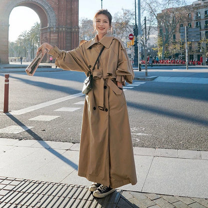 Lena | Trench lungo oversize doppiopetto