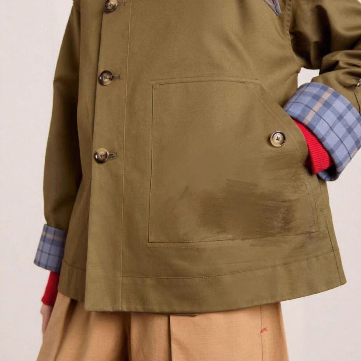 Lorna | Cappotto utility oversize doppiopetto