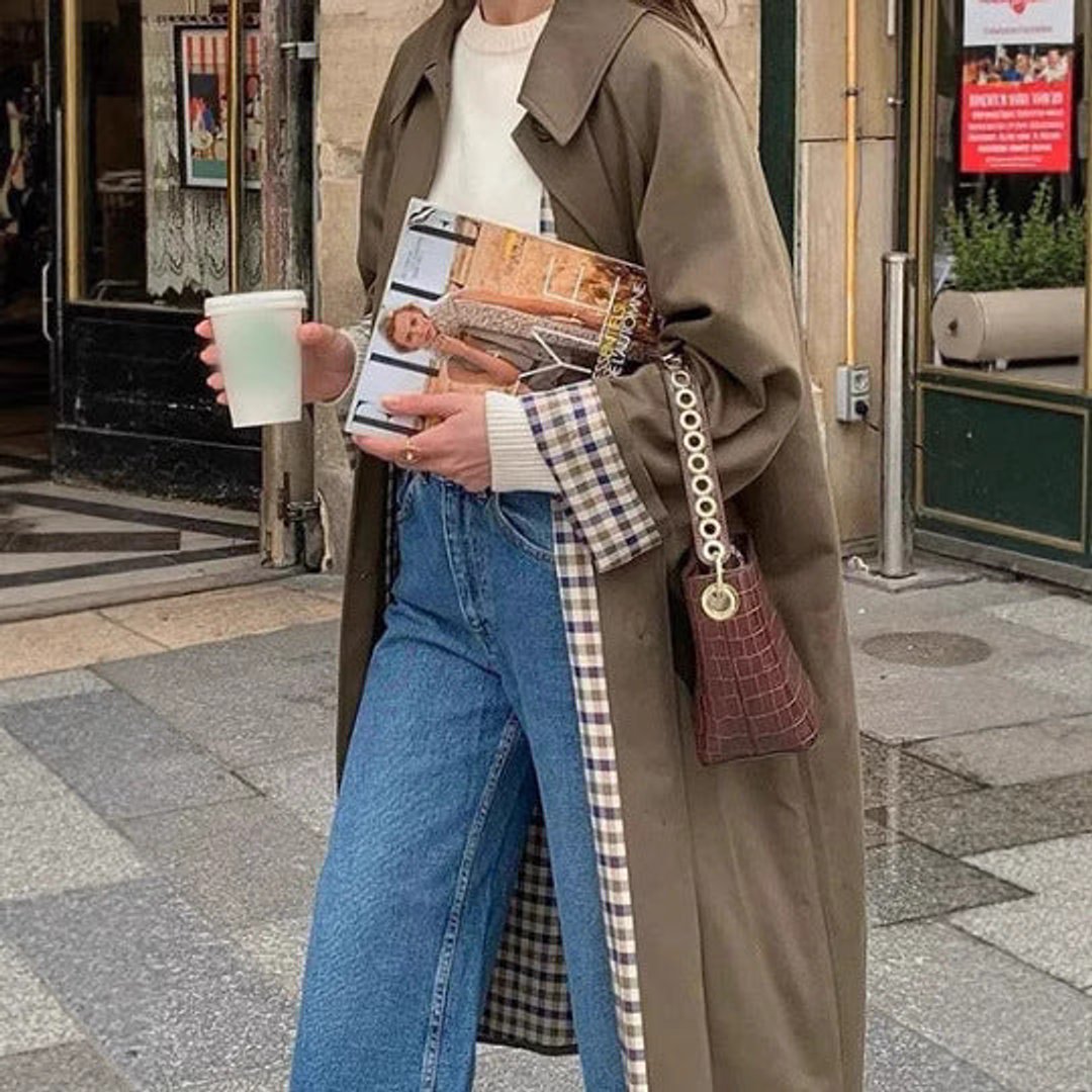 Lucia | Trench lungo oversize raffinato
