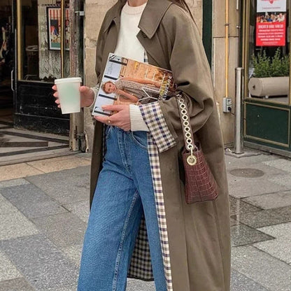 Lucia | Trench lungo oversize raffinato