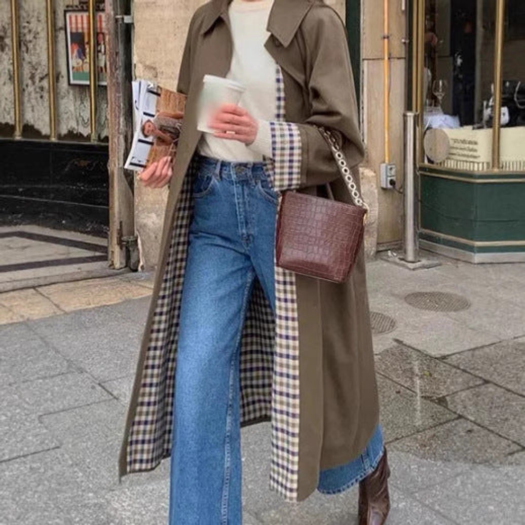 Lucia | Trench lungo oversize raffinato