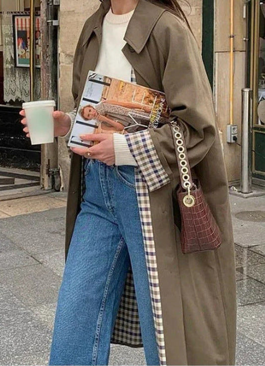 Lucia | Trench lungo oversize raffinato