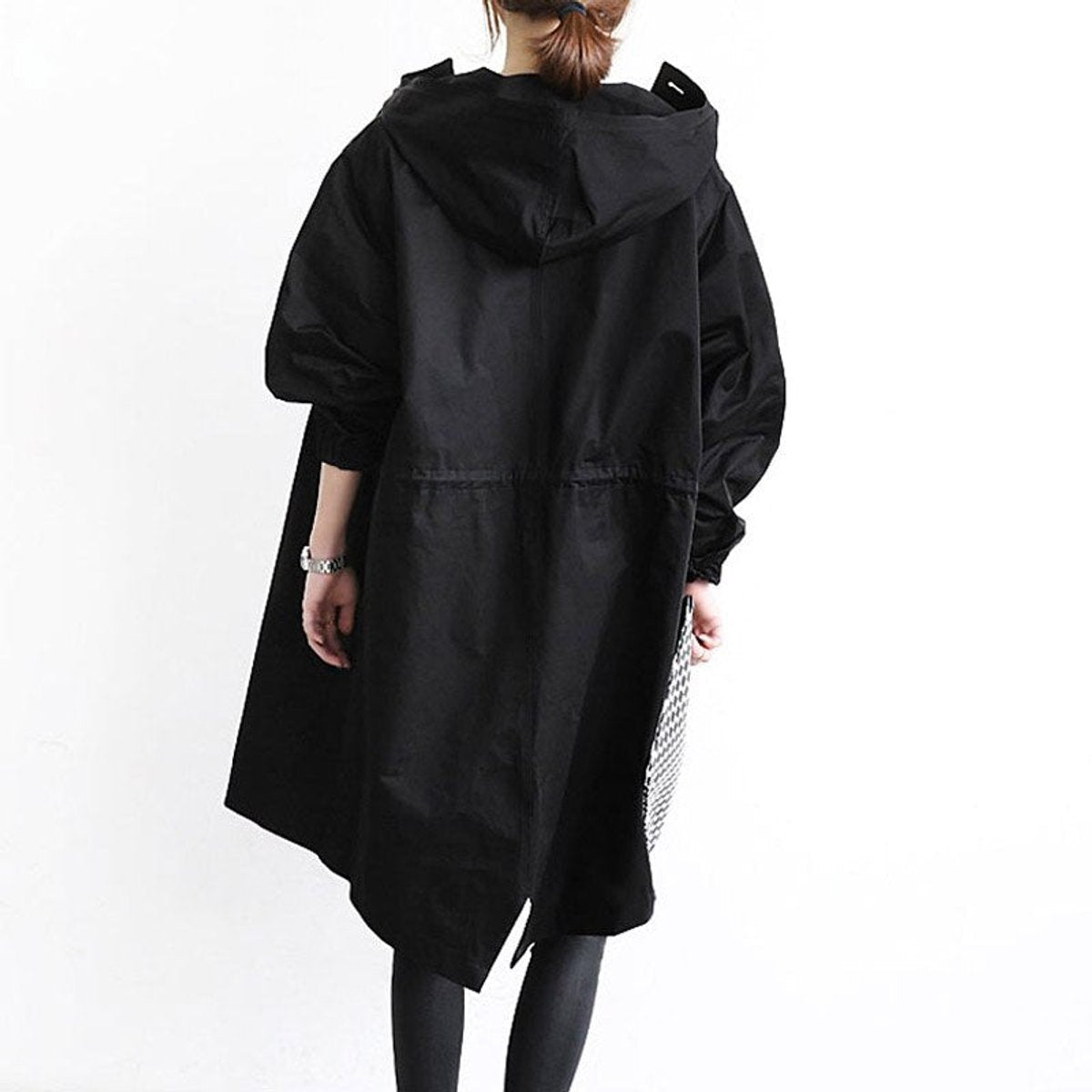 Maisie | Cappotto oversize con cappuccio e bottoni
